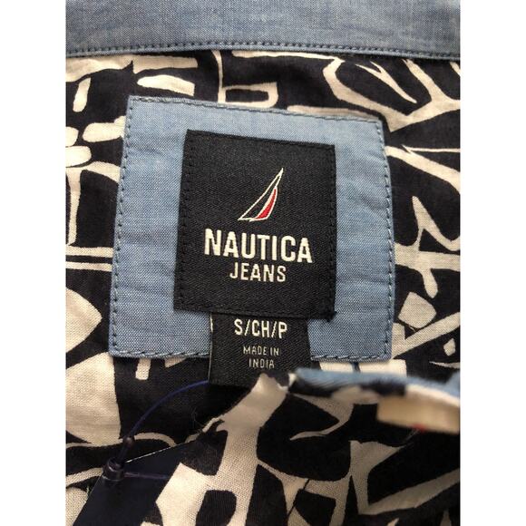 Nautica Jeans Button-up Top Women's Small Cotton  NEW - Picture 6 of 6
